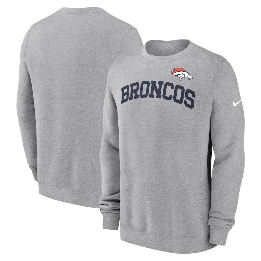 Men Denver Broncos grey03 NFL 2024 hoodie